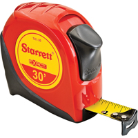 Starrett KTX1-30-N Ruban &agrave; mesurer Autolock, 1" x 30', Marques de goujon 1/16"