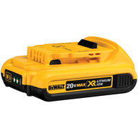 20V Max* Compact XR Battery Pack, Lithium-Ion, 20 V, 2 A  TLV656 | TENAQUIP