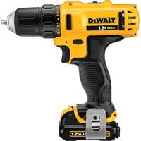 DEWALT DCD710S2 Ensemble perceuse/visseuse max, Lithium-ion, 12 V, Mandrin 3/8", Couple 189 UWO