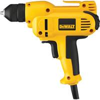 DEWALT DWD115K Perceuse &agrave; poign&eacute;e centrale VSR, Mandrin 3/8", 8 A, 120 V, 0-2500 Tr/min, Mandrin Sans cl&eacute;