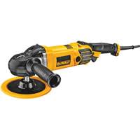 DEWALT DWP849X Polisseuse &agrave; vitesse variable avec d&eacute;marrage souple, 9"/7" tampon, 120 V, 12 A, 0-3500 Tr/min &agrave; vide