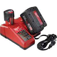 Milwaukee 48-59-1812 Battery Chargers, 18 V, Lithium-Ion