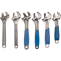 Wrench Set, Adjustable, 6 Pieces, Imperial TLZ796 | TENAQUIP