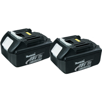 Makita 194230-4 Battery, Lithium-Ion, 18 V, 3 A
