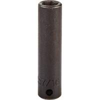 Proto J7714H Socket, Impact, 7/16", 3/8" Drive, 6 Points, Deep