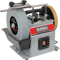 King Canada KC-4900S Wet/Dry Sharpener, 10" Wheel Diameter, 1/4 HP, 115 RPM