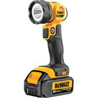DEWALT DCL040 Lampe de travail Max, DEL, 110 lumens, 11 hres de fonctionnement, Bloc-pile Rechargeable, Plastique