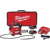 Milwaukee 2646-22CT M18 Cordless 2-Speed Grease Gun Kit, Lithium-Ion, 18 V