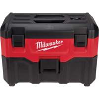 Milwaukee 0880-20 Aspirateur humide/sec M18 (outil seulement), 18 V, Capacit&eacute; 2 gal.