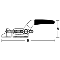 DESTACO 323 Latch Clamps - 300 Series, 360 lbs. Clamping Force