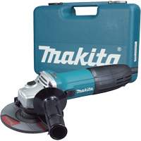 Makita GA5030K Meuleuse dangle avec interrupteur &agrave; pouce et coffret, 5", 120 V, 6 A, 11000 Tr/min