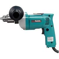 Makita 6302H Variable Speed Drill, 1/2" Chuck, 6.5 A, 120 V, 0-550 RPM, Keyed Chuck