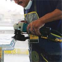 Makita PW5001C Electronic Stone Polisher, 4" Pad, 7.9 A, 2000-4000 RPM