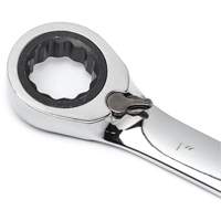 Gearwrench 9543 Jeu de cl&eacute;s &agrave; cliquets r&eacute;versibles &agrave; 12 pans et 72 dents, Combinaison, 8 morceaux, M&eacute;trique