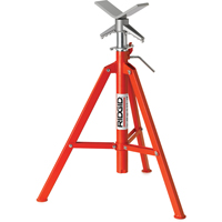 V Head Low Pipe Stand # VJ-98, 51-96 cm Height Adjustment, 12" Max. Pipe Capacity, 2500 lbs. Max. Weight Capacity  TNX167 | TENAQUIP