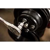 Gearwrench 80580 Jeu de douilles m&eacute;triques, Hexagonale, Prise 3/8", 12 mrcx