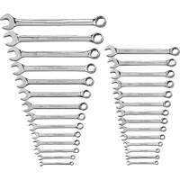 Gearwrench 81923 90-Tooth Reversible Ratcheting Wrench, Combination, 28 Pieces, Imperial and Metric