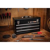 Gearwrench 83151 Boîte &agrave; outils portative, 20" la, 3 tiroirs, Noir