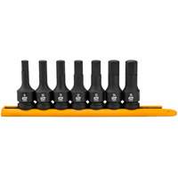 Gearwrench 84940 Impact Metric Bit Socket Set, Hex, 1/2" Drive, 7 Pcs