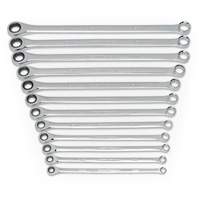 Gearwrench 85988 72-Tooth 12 Point XL GearBox Double Box Wrench Set, Ratcheting Box, 12 Pieces, Metric