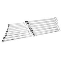 Gearwrench 85989 72-Tooth 12 Point XL GearBox Double Box Wrench Set, Ratcheting Box, 17 Pieces, Metric