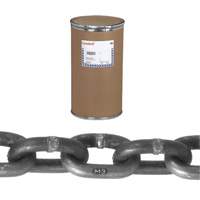 Campbell T0120402 Campbell&reg; Proof Coil Chain, Low Carbon Steel, 1/4" x 800' (243.8 m) L, Grade 30, 1300 lbs. (0.65 tons) Load Capacity