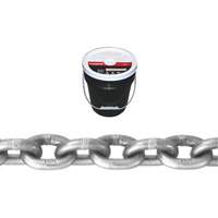 Campbell T0181513 High Test Chain, Carbon Steel, 5/16" x 100' (30.4 m) L, Grade 43, 3900 lbs. (1.95 tons) Load Capacity