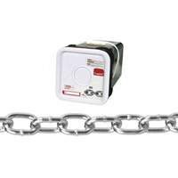 Campbell T0309526 Passing Link Chain, Low Carbon Steel, 2/0 x 200' (60.96 m) L, 450 lbs. (0.225 tons) Load Capacity