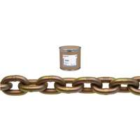 Campbell T0510610 Campbell&reg; Transport Chain, Heat-Treated Carbon Steel, 3/8" x 200' (60.96 m) L, Grade 70, 6600 lbs. (3.3 tons) Load Capacity
