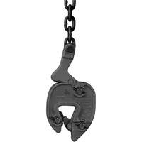 GX Plate Clamp with Chain Connector, 1000 lbs. (0.5 tons), 1/16" - 5/16" Jaw Opening  TQB418 | TENAQUIP