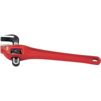 Ridgid 89435 Heavy-Duty Offset Pipe Wrench #14, 2" Jaw Capacity, 14" Long, Powder Coated Finish