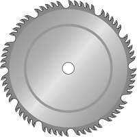 Dimar 10-50 COM Industrial Saw Blades - Combination Multi-Purpose, 10", 50 Teeth, Wood Use