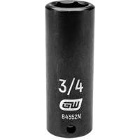 Gearwrench 84552N Douille SAE, Chocs, 3/4", Prise 1/2", 6 pans, Profond