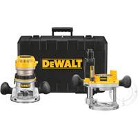 DEWALT DW618PK EVS Fixed Base & Plunge Router Combo Kit