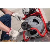 Ridgid 27013 D&eacute;gorgeoir auto-aliment&eacute; K-400 a/c&acirc;ble C-45IW, &eacute;lectrique, 1/2" x 75' et 3/8" x 100'