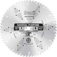 Freud LU72M016 Lames de scie industrielle - usage g&eacute;n&eacute;ral, 16", 60 dents, Pour Bois