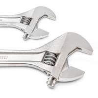 Crescent AC2812VS Wrench Set, Adjustable, 2 Pieces, Imperial and Metric