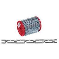 Campbell AW0330427 Straight Link Coil Chain, Low Carbon Steel, #4 x 100' (30.4 m) L, 205 lbs. (0.1025 tons) Load Capacity