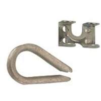Campbell B7679035 Wire Rope Thimble And Rope Clamp