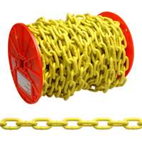 Campbell PD0722127 Proof Coil Chain, Low Carbon Steel, 1/4" x 60' (18.3 m) L, Grade 30, 1300 lbs. (0.65 tons) Load Capacity