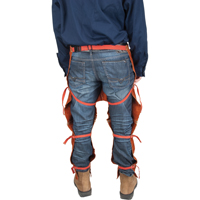 Weld-Mate TTU404 Leather Split Leg Apron & Chaps, 40" L, Lava Brown