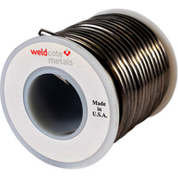 Weldcote Metals 955332X1SP Common Solder, Lead-Free, 95% Tin 5% Antimony, Solid Core, 0.09375" Dia.