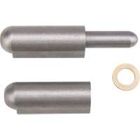 Outils Aurora TTV439 Charni&egrave;re &agrave; souder, 0,63" dia. x 3,397" lo, Acier doux a/goupille fixe en acier