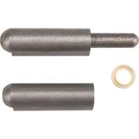 Aurora Tools TTV440 Weld-On Hinge, 0.63" Dia. x 4.724" L, Mild Steel w/Fixed Steel Pin