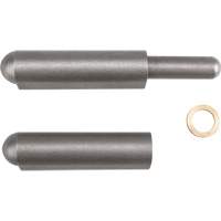 Aurora Tools TTV444 Weld-On Hinge, 0.906" Dia. x 7.874" L, Mild Steel w/Fixed Steel Pin