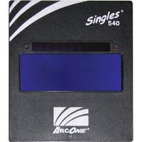 Walter Surface Technologies S540-12 ArcOne&reg; Singles&reg; High Definition Auto-Darkening Welding Lens, 5" W x 4" H Viewing Area, For Use With ArcOne&reg;