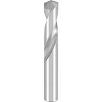 Stub Length Screw Machine Drill Bit, 3/8", Carbide, 1-13/16" Flute, 135° Point  TTW787 | TENAQUIP