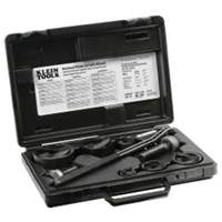 Klein Tools 53732SEN Knockout Punch Set with Wrench, 15 Pieces