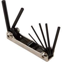 Klein Tools 70582 Folding Hex Key Set, 7 Pcs., Metric
