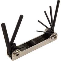 Klein Tools 70582 Folding Hex Key Set, 7 Pcs., Metric